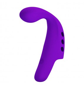 PRETTY LOVE - GORGON Finger Vibrator (Chargeable - Purple)